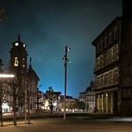 Here was born Portugal, Guimar&atilde;es at night - Aqui nasceu Porugal, Guimar&atilde;es noturna