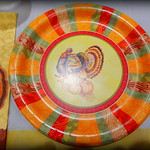 Thanksgiving Dinner. Holiday Plate