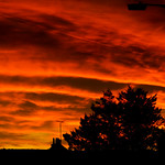 Dramatic Winter Sunset