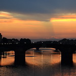 Sunset over Arno