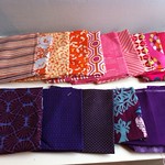 BQS Pillow Fight - Initial fabric pull