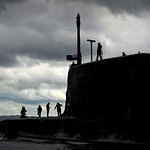The arrival of Artful to HMNB Clyde, Scotland