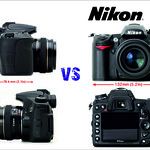 Canon 60D vs Nikon D7000 dimensiones