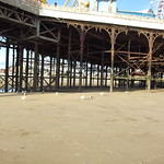 Central Pier from underneath, Blackpool