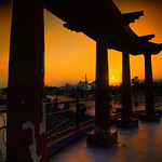 Sunset at Lake View Park, Islamabad, Pakistan