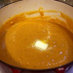 Roasted pumpkin soup