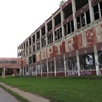 Dilapidated Packard Plant, Detroit, Michigan