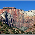 The West Temple Rockface in Zion
