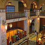 Brown Palace Hotel - Denver Colorado - Brown Palace Hotel - Lobby - Check In Desk - Historic - Built 1892