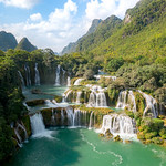 Les chutes de Ban Gioc - Ban Gioc Falls - 德天大瀑布