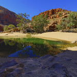 Ormiston Creek Waterhole : Spring afternoon . . .