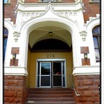 Buffalo New York - Hotel Touraine - 262-274 Delaware Avenue - Now Apartments - Entrance