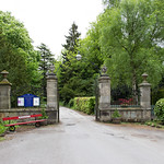 Gate, Brancepeth Castle, Brancepeth, Durham, England