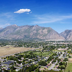 Wasatch Mountain Springtime panorama