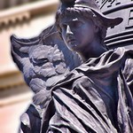 Louisville Kentucky - Thomas Jefferson Statue - Metro Hall former Jefferson County Courthouse