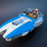 Salvaged A-Wing Landspeeder