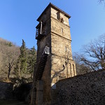 უბისა / Ubisa Monastery (9th-century). In 1141, Svimon Chkondideli built a residential tower of 4 floors next to the temple, of which only three are now preserved.