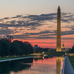Reflecting Pool at Dawn. Washington DC