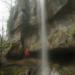 Cascade de la grotte du Moulin des Isles - Cadem&egrave;ne