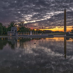 Reflecting Pool/WWII Memorial/WM Dawn, Washington DC