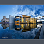 Blue hour in Berlin . . .