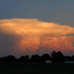 Distant thunderstorm