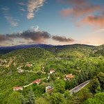 Troodos Mountains, road to Pedoulas - Cyprus.