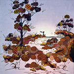 Indonesia - Java - Yogyakarta - Batik Artist Astuti - Landscape With Ocean 7