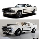 `69 Ford Mustang Boss 302 White