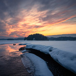 Mary Lake long exposure.