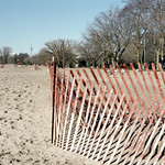 End of the Winter Fence at Woodbine Beach