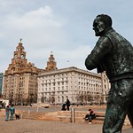 Captain Johnnie Walker Statue, Pier Head, Liverpool