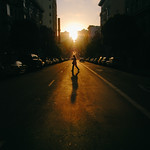 Sunset over San Francisco (USA)