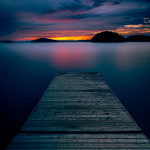 The start of my morning at Mary Lake.