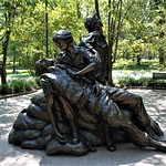Vietnam Women's Memorial By Glenna Goodacre, National Mall, Washington DC, Maryland, USA.