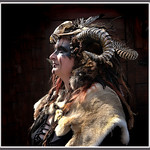 France, Normandy, Falaise, August2022, Medievals, Shamanic Girl1