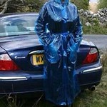 She can barely contain her laughter at what she's just done...