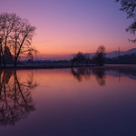 Winter Sunset on the river!