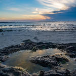 Cloudy sunset at Emerson Point Preserve