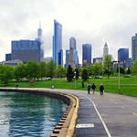 Walking besides the lake