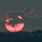 Sundown on Bedford bluff