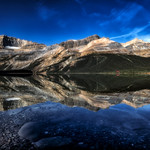 Bow Lake Reflection ⍟ Eͤxͯрⷬloͦrͬeͤdͩ