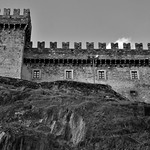 Sasso Corbaro Castle - Castello Di Sasso Corbaro - Unterwalden Castle - Saint Barbara's Castle, Bellinzona, Swiss Confederation.