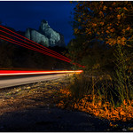 Light Trails Beneath Autumnal Meteora 🍁
