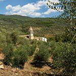 The beautiful abbey from Saints Nazario and Celso in Borgomaro....