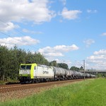 Captrain 185 550-1 bij P&uuml;sselb&uuml;en op 23-8-2023