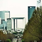 road to La Defense, metro-Paris