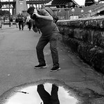 Photographer reflected