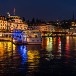Lucerne Switzerland by night