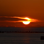 Sunset, like a moment that lasts forever, shows us the splendor of nature. And every day is like a gift from the Creator., He dissolves into the harmony of the sunset.